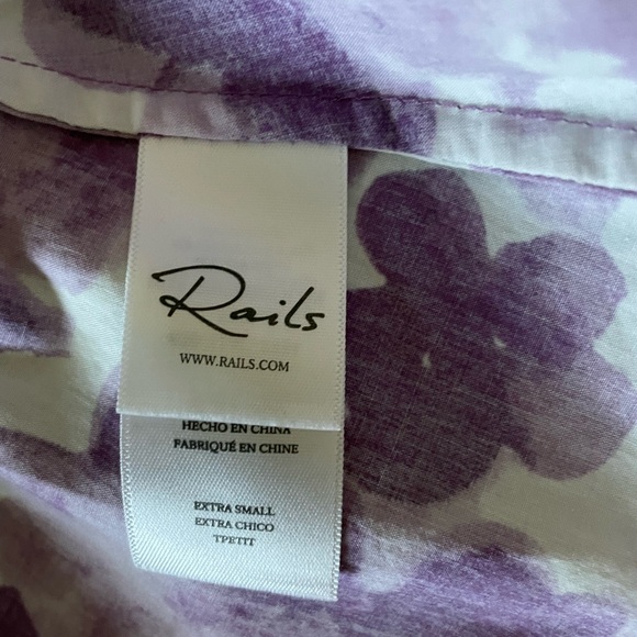 Rails Fay Dress - Iris Watercolor Floral - Picture 9 of 12